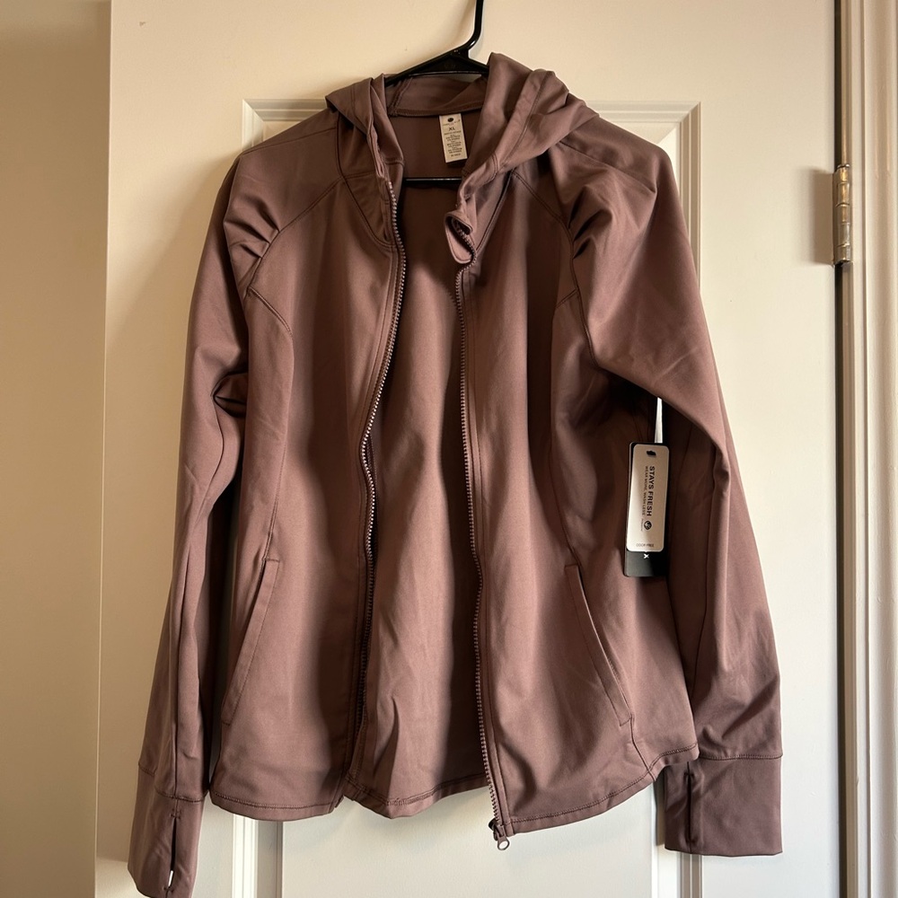 Yogolicious Lux Mocha zip up jacket